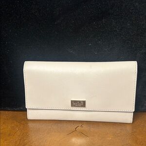 Kate Spade Ivory Leather Wallet